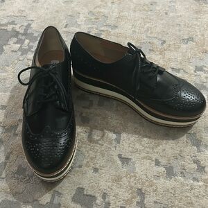 Steve Madden Black Platform Shoes
